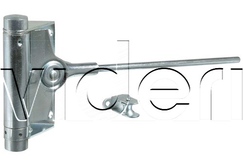 Dverový pružinový zatvárač pozinkovaný, V 150mm, Š 300mm