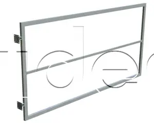 Jednokrídlová brána bez stĺpikov 3000mm x 1500mm