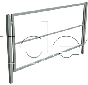 Jednokrídlová brána vrátane stĺpikov 4500mm x 1750mm